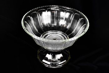 Punch Bowl, Clear Glass